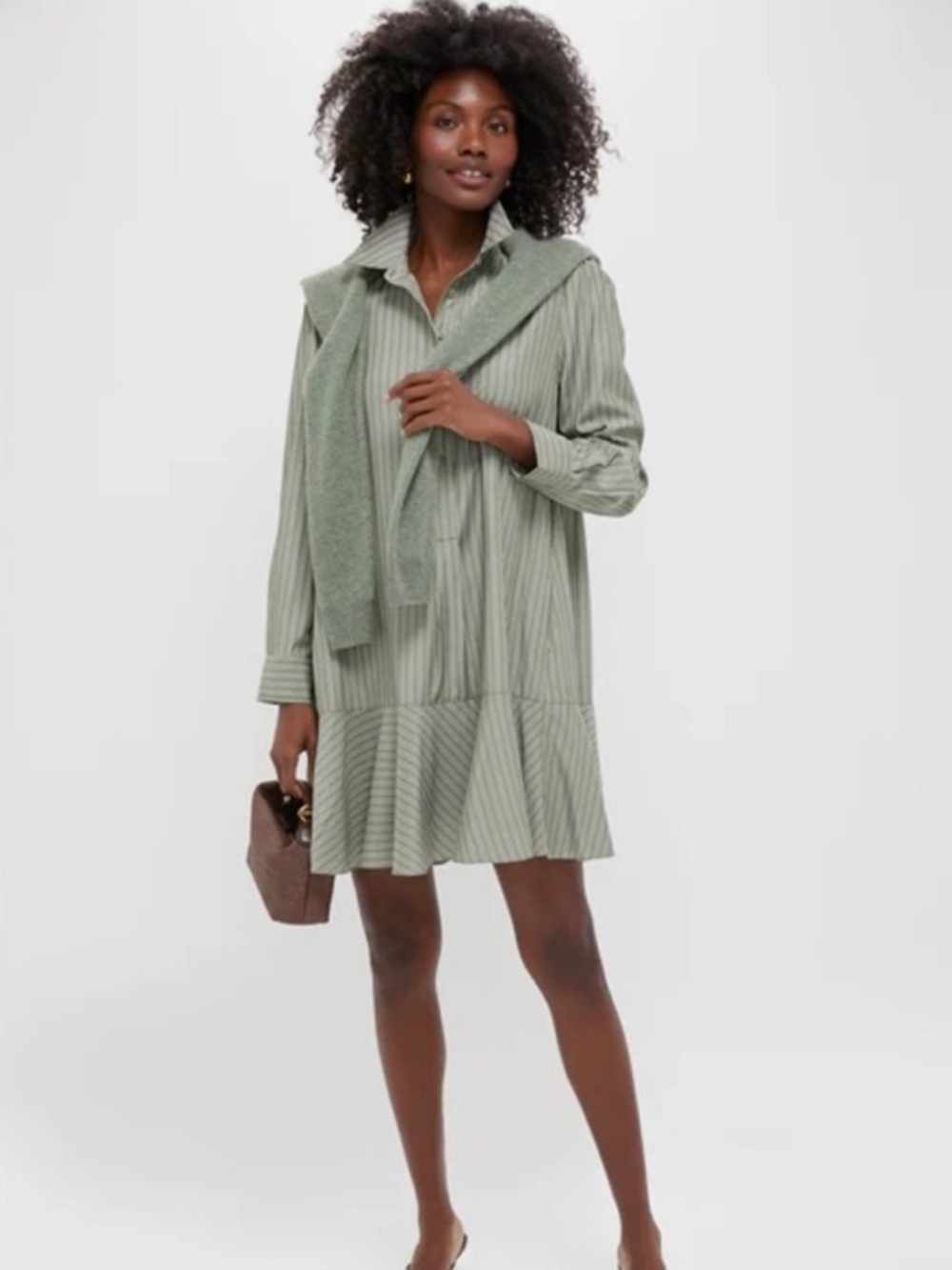 Tuckernuck Callahan stripe long sleeve shirt dress